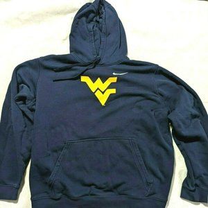 West Virginia University Blue Nike Long Sleeve Sweatshirt Hoodie